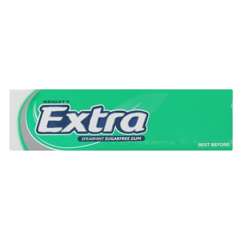 Wrigley&#39;s Extra Spearmint Sugar Free Chewing Gum 14g