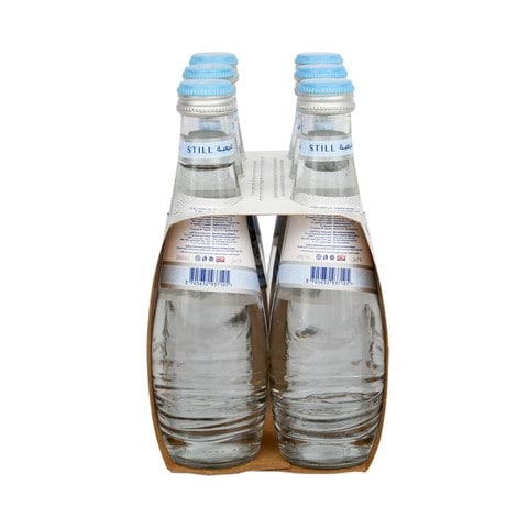 Rayyan Natural Water Glass Bottle 250ml&times;6