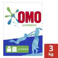 OMO Laundry Powder Detergent For Front Load Machines Active For Unbeatable Stain Removal 3kg