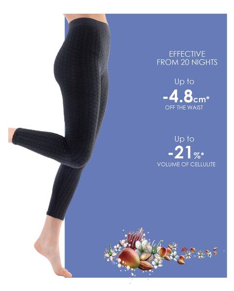 Lytess Night Anti-cellulite Honeycomb Leggings,Black S/M