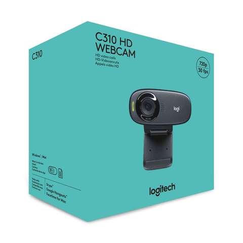 Logitech USB HD Webcam C310 Black