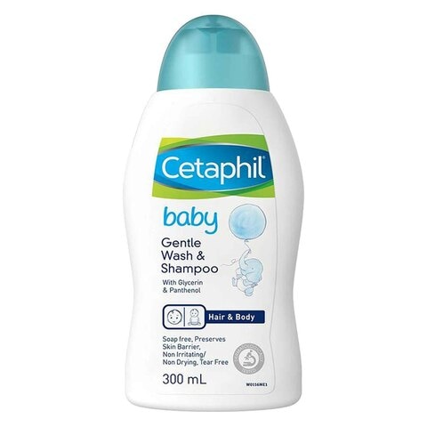 Cetaphil Baby Gentle Wash And Shampoo White 300ml