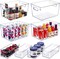 Atraux Clear Plastic Storage Bins, 4 Large &amp; 4 Small Containers For Pantry Organization &amp; Kitchen (Set Of 8)