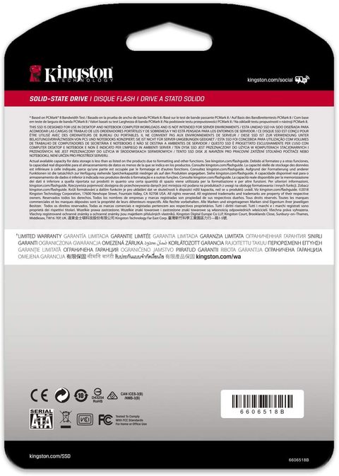 Kingston 480GB A400 M.2 2280 Internal Solid-State Drive - SA400M8/480G