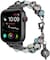 Aiwanto Apple Watch Band Ladies Apple Watch Strap Chain Bracelet for Women&#39;s Watch Band  Compatible with iWatch Series5 Series4 Series3 S2 S1 (Black, 38mm/40mm)