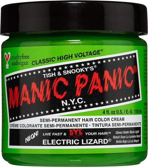 Buy Manic Panic, Electric Lizard Cream Hair Color Online - Shop Beauty &  Personal Care on Carrefour UAE