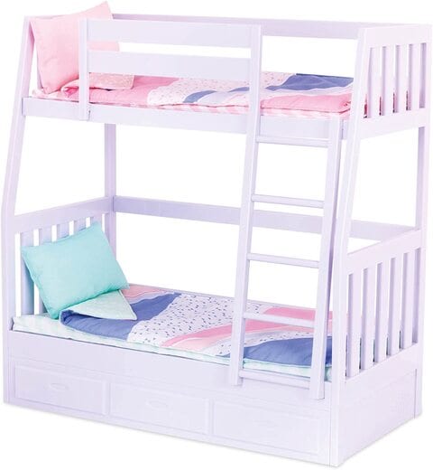 Our generation dolls 2025 dream bunk bed set