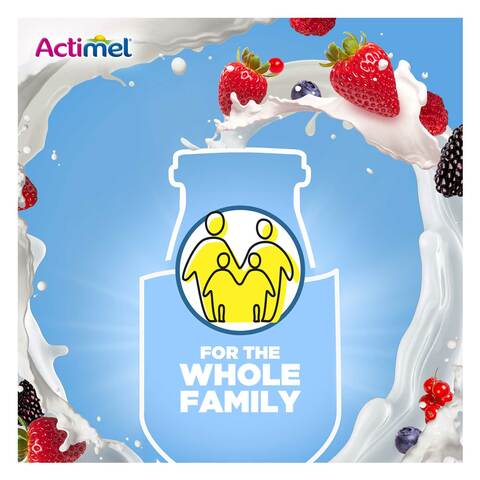 Actimel Mixed Berries Drinkable Yoghurt 93ml Pack of 4