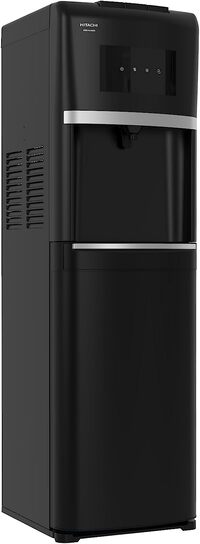 Hitachi Water Dispenser, Bottom Loading, Hot Cold And Ambient Temperature, Japanese Quality Floor Standing Water Cooler, Child Safety lock, Best For Home, Kitchen, Office &amp; Pantry, Black, HWD-B30000