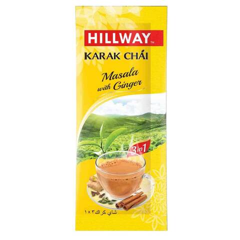 Hillway Karak Chai 3-In-1 Masala With Ginger 18g