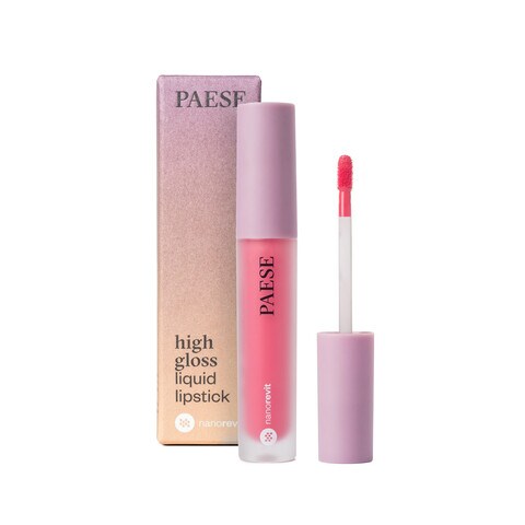 Paese Nanorevit High Gloss Liquid Lipstick No 55 Fresh Pink, 4.5ml