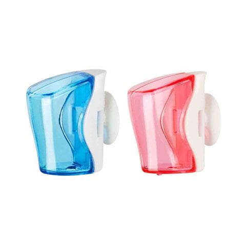Flipper 2-In-1 Toothbrush Holder Set Multicolour Pack of 2