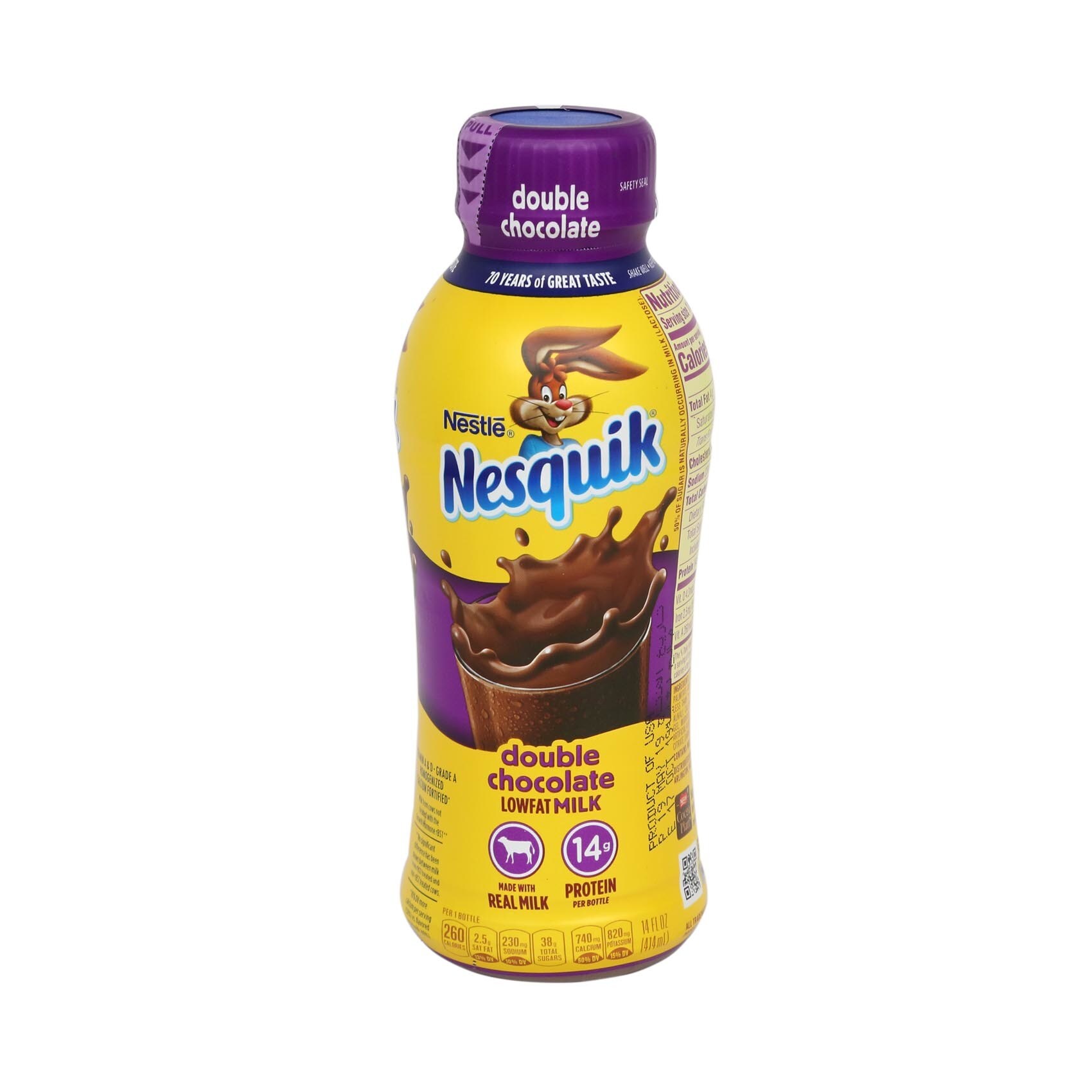 Buy Nesquik Double Chocolate Low Fat Milk Drink 414ml