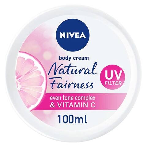 Nivea Natural Fairness Face and Body Cream - 100ml