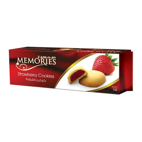 Memories Strawberry Cookies 110g