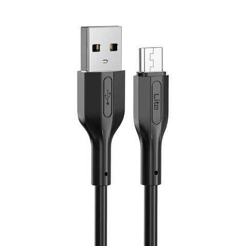 Moxedo Lite USB to Micro USB Fast Charging Cable 1m Compatible for Samsung Galaxy S7 S6 Edge J7 S5, Note 5 4, LG, HTC, Sony, Xbox One, PS4, Kindle, MP3, Tablet (Black)