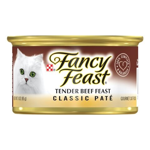 اشتري فانسي فيست بورينا طعام القطط الرطب الكلاسيكي باللحم البقري 85 غرام في الامارات