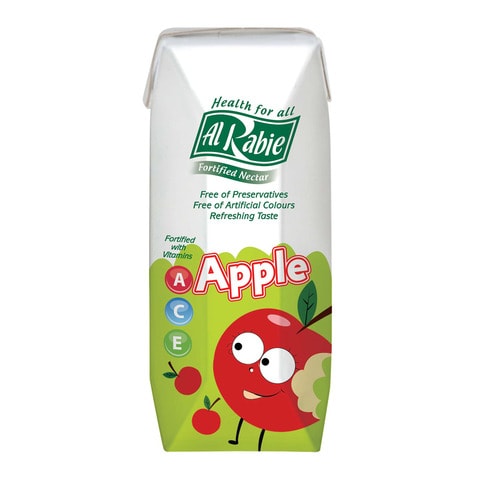 Alrabie Nectar Apple Fortified With Vitamins 120ml &times;24
