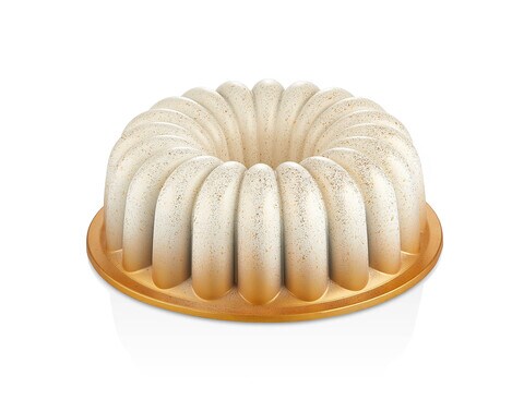 Royalford Royal Bundt Cake Pan, Aluminium Bundt Cake Tin, Rf10835, Non-Stick Granite Coating For Easy Release &amp; Clean Up, Oven Safe Bakeware