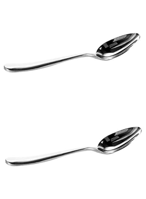 Royalford 2-Piece Spoon Set Silver