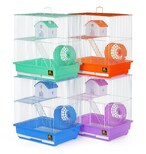 اشتري **Prevue Two Story Hamster Cage 4pk Assorted 14 x 11 x 15 1/4 في الامارات