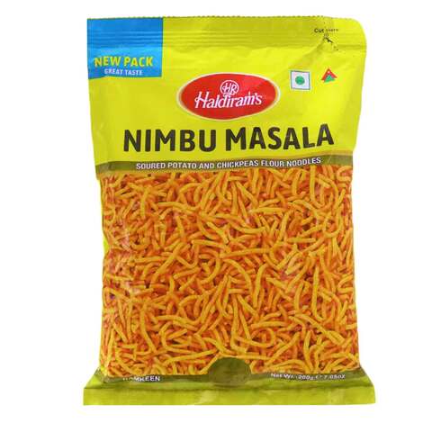 Haldiram&#39;s Nimbu Masala Potato And Chickpeas Flour Noodles 200g