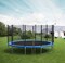 Trampoline 12FT , High Quality Kids Trampoline Fitness Exercise Equipment Outdoor Garden Jump Bed Trampoline With Safety Enclosure