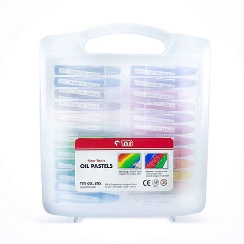 Titi Oil Pastel Colours Multicolour 24 PCS