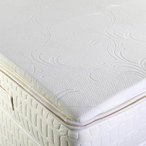 King Koil Visco Elastic Memory Foam Mattress Topper MFT180200 White 180x200cm