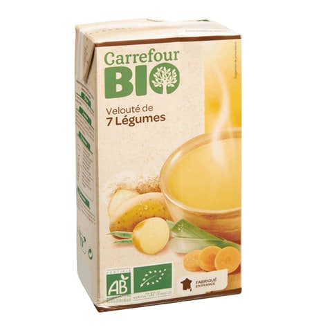 Buy Carrefour Bio 7 Vegetable Soup 1L (Organic) in Saudi Arabia