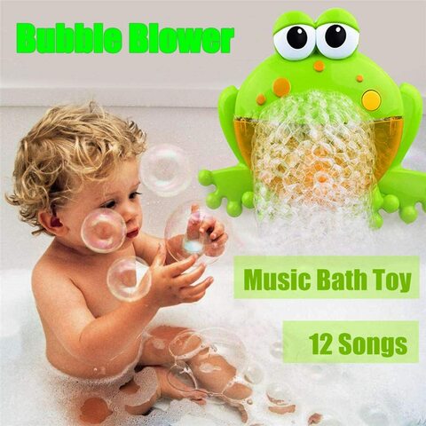 Bath frog cheap that makes bubbles