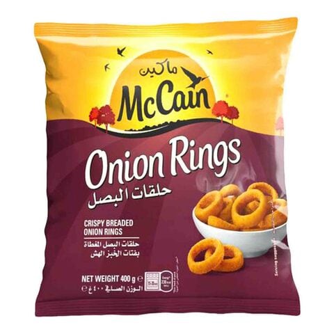 McCain Crispy Breaded Onion Rings 400g