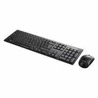 Lenovo 100 Wireless Combo Keyboard And Mouse GX30S99500 Black