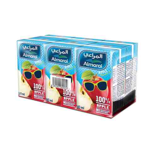 Almarai Apple Juice 140ml Pack of 6