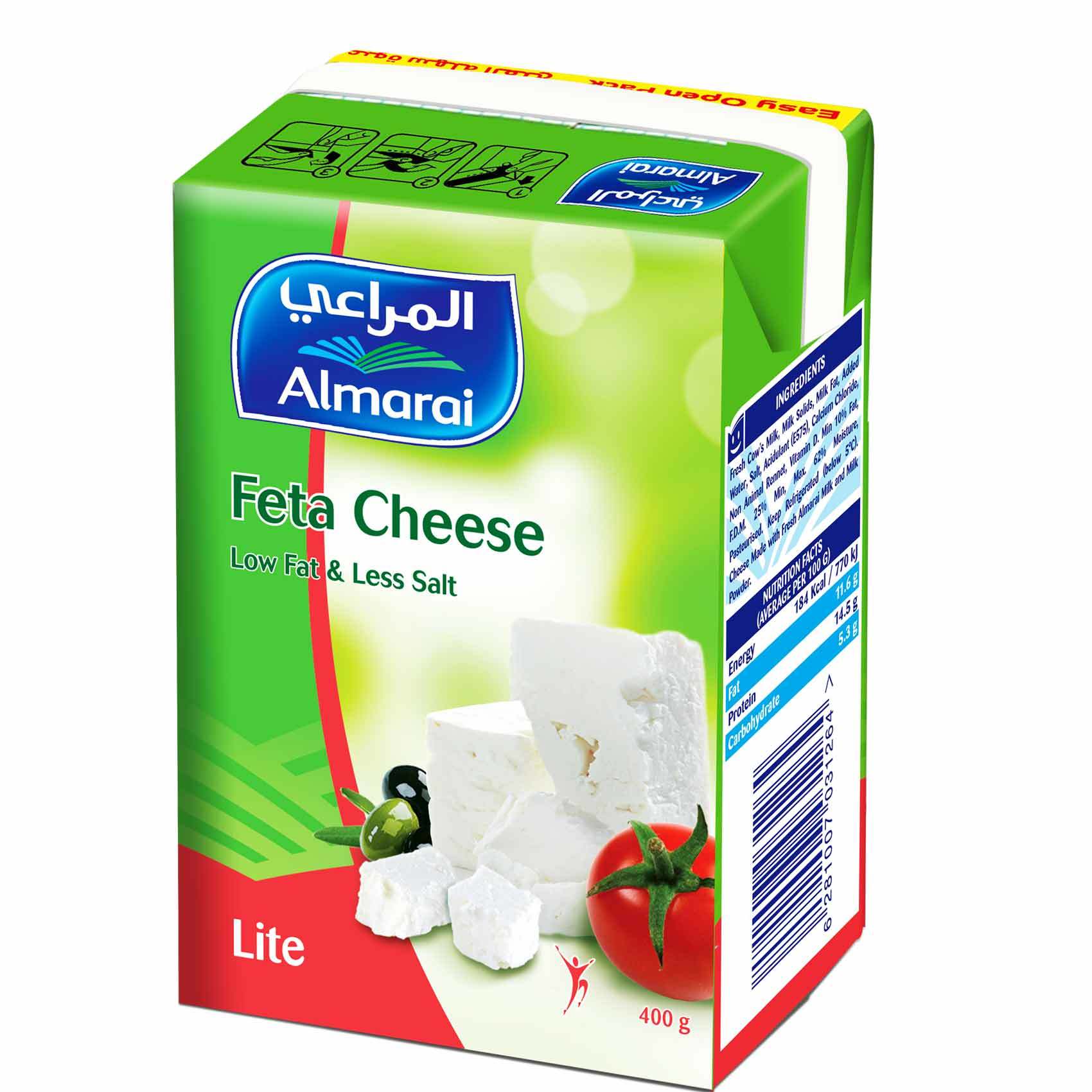Buy Almarai Lite Feta Cheese 400g Online Shop Fresh Food on Carrefour UAE