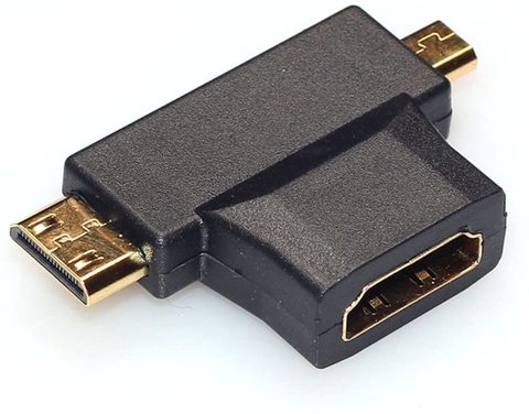 Buy HDMI FEMALE TO MINI HDMI MALE MICRO HDMI MALE ADAPTER STEK