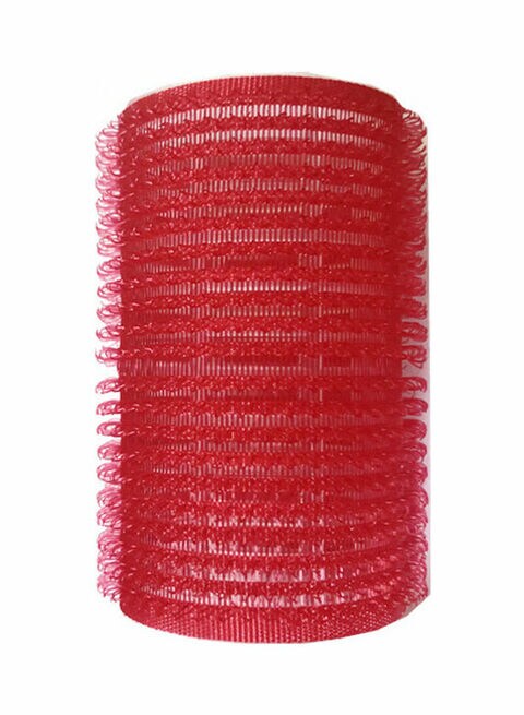 12-Hairdressing Curlers Diy Hair Salon Tool Red 50g