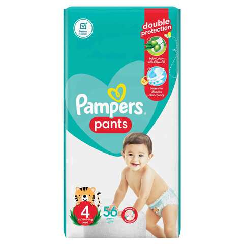 Probably fitting Normalization Buy Pampers Pants Jumbo Pack No.4 Size 9-14 Kg 56 Pants Online - Shop Baby  Products on Carrefour Jordan