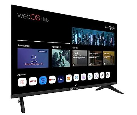 Star Track 70 Inch, 4K UHD+ T2S2, LED Smart TV, 2023 Model (Powered By WebOS, WiFi, Netflix, Youtube, Prime Video, HDMI, USB)