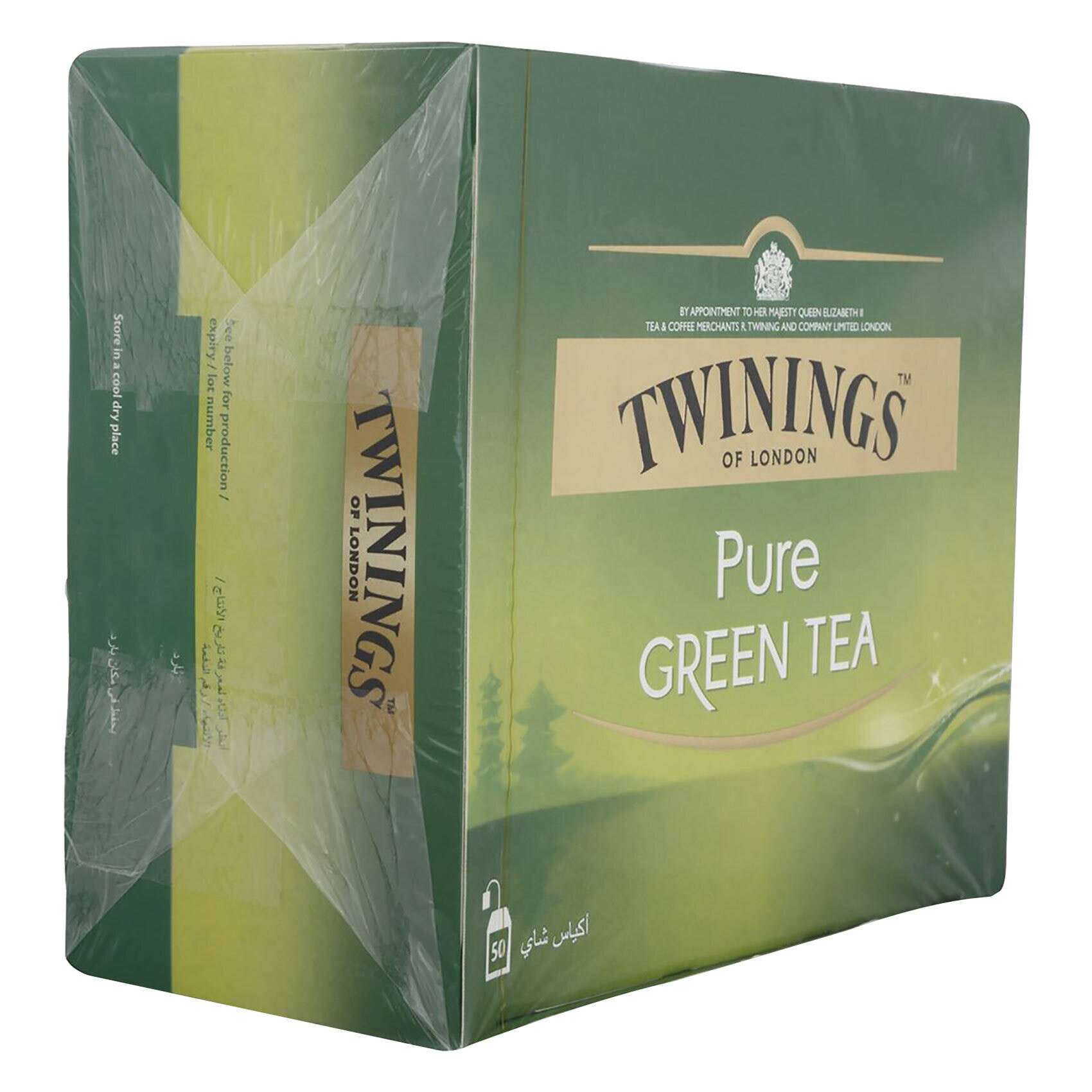 Buy Twinings Pure Green Tea 2g x 50 bags Online Shop Beverages on