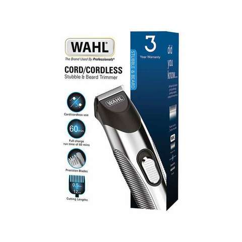 Wahl Cord And Cordless Beard &amp; Stubble Trimmer  9891-027