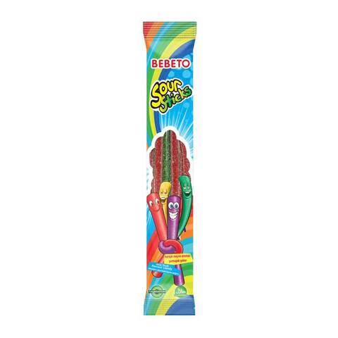 Bebeto Jelly Sour Sticks - 35gm price in Egypt | Carrefour Egypt ...