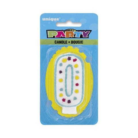 Buy Party numeral candle 0 in Saudi Arabia