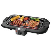 AFRA 2000W Electric Barbecue Grill, Table Grill, Auto-Thermostat Control With Overheat Protection, Space Saving, Detachable Heating Element