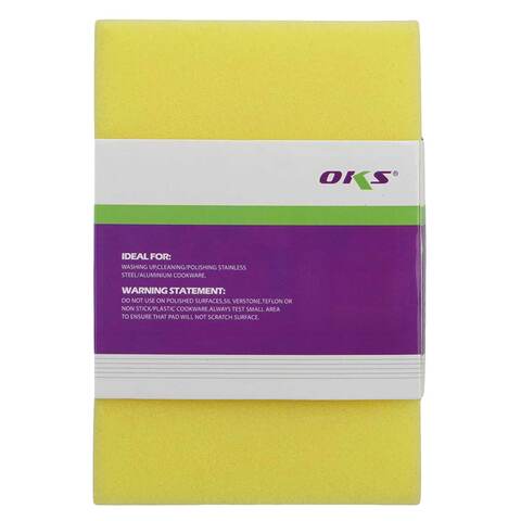 Oks Multipurpose Scrubber Scoring Pad 15g x 3 Pieces
