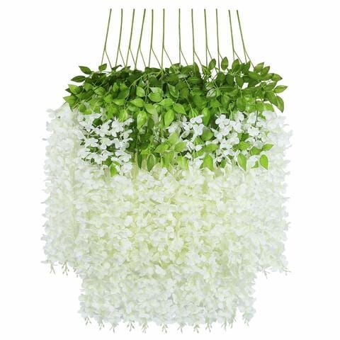 Hanging on sale artificial flowers