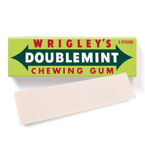 Wrigleys Doublemint Peppermint Gum 5 Sticks