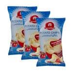 Buy Carrefour Tomato Ketchup Potato Chips 170g Pack of 3 in UAE