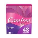 Buy Carefree Plus Large Light Scent Pantyliners White 48 count in Saudi Arabia