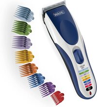 Wahl Color Pro Cordless Rechargeable Hair Clipper &amp; Trimmer - Easy Color-Coded Guide Combs - For Men, Women, Children - Model 9649